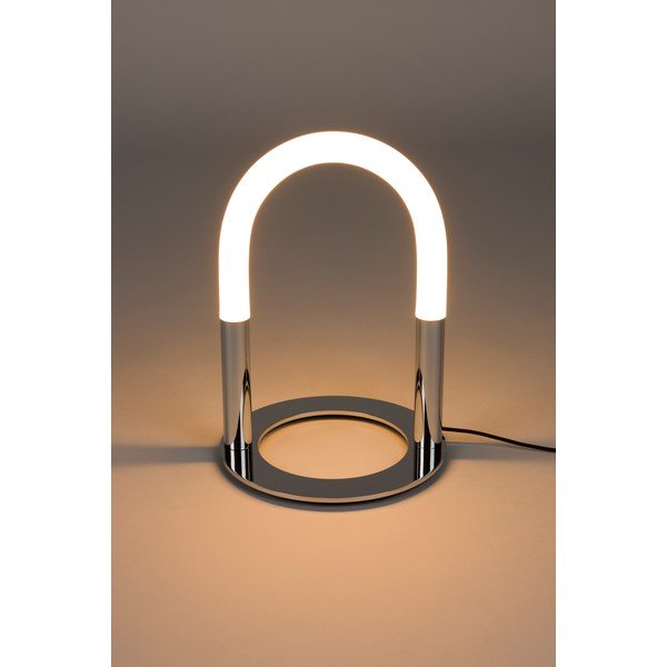 Ezüstszínű fém LED dimmelhető asztali lámpa (magasság 36 cm) Arch – Zuiver-image-1