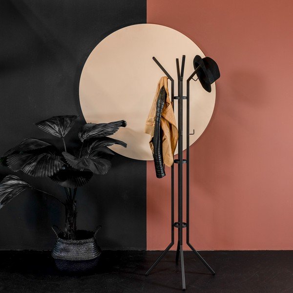 Fekete fém fogas 50x170 cm Jaimy – Spinder Design-image-3