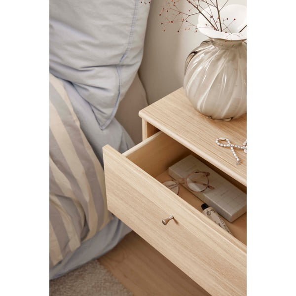 Függő éjjeliszekrény tölgyfa dekorral Mistral - Hammel Furniture-image-4