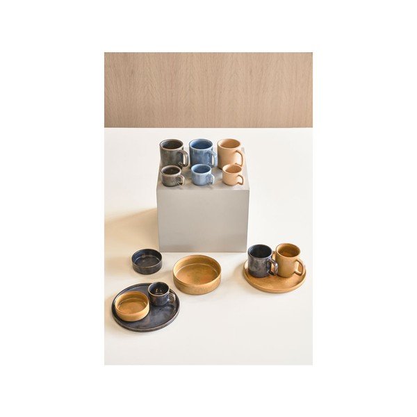 Fjord 2 db-os kék porcelán bögre szett, 250 ml - Villa Collection-image-1