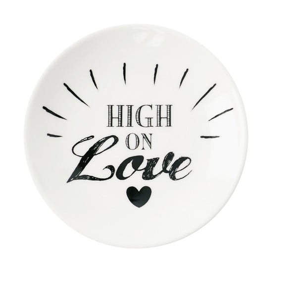 High On Love kerámia tányér - Miss Étoile
