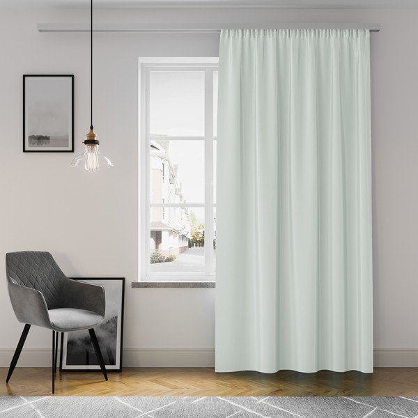 Pleat világosszürke függöny, 140 x 250 cm - AmeliaHome-image-1