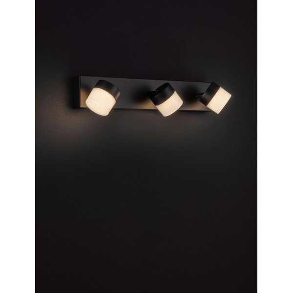 Matt fekete alumínium LED fali lámpa Teko – Nova Luce-image-3
