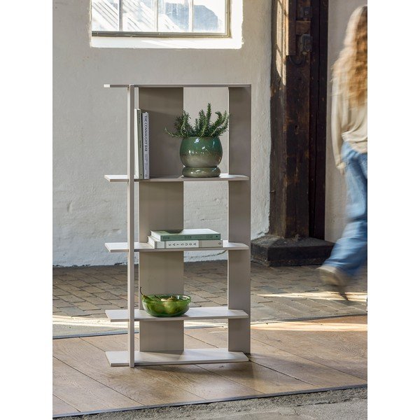 Szürke polcos állvány 64x120x29 cm Norvida – Bloomingville-image-1