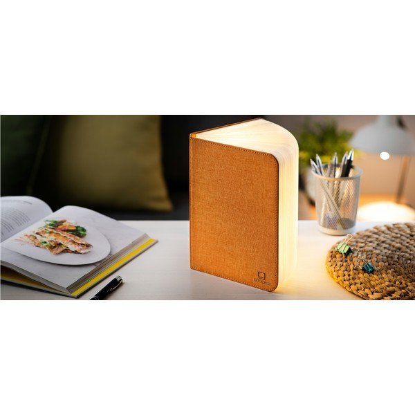 LED asztali lámpa textil búrával (magasság 2,5 cm) Harmony – Gingko-image-3