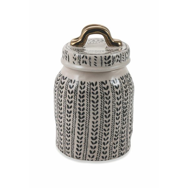 Masai kicsi fekete agyagkerámia edény, 19 cm - Villa d'Este-image-1