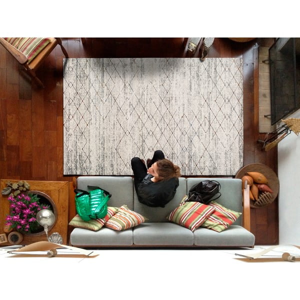  Berlin Geo szürke szőnyeg, 133 x 190 cm - Universal-image-1