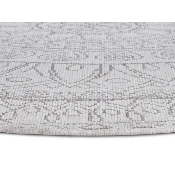Világosszürke kerek szőnyeg ø 120 cm Spirit – Hanse Home-image-3