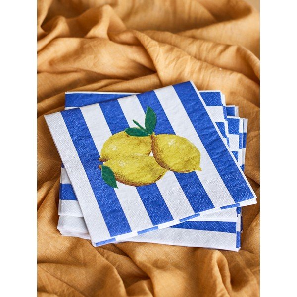 Papír szalvéta szett 20 db-os 33x33 cm Limone – Bloomingville-image-1