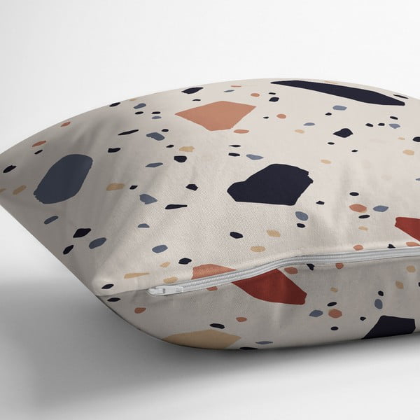Párnahuzat 43x43 cm Cracked Terrazzo – Mila Home-image-2