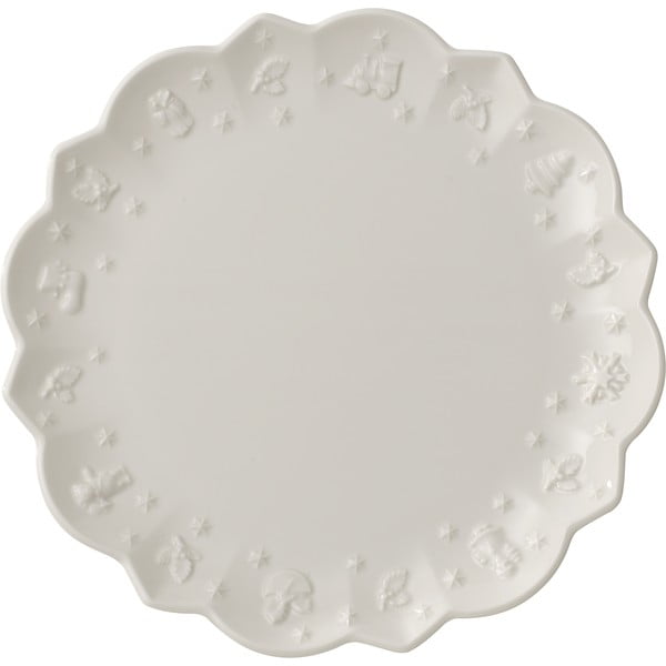 Fehér porcelán tányér karácsonyi motívummal, ø 23,3 cm - Villeroy & Boch