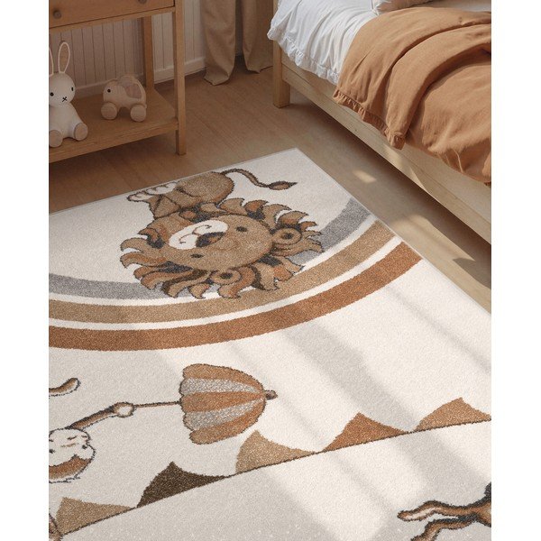 Krémszínű gyerek szőnyeg 160x230 cm Roar like a Lion Rainbow Party – Villeroy&Boch-image-2