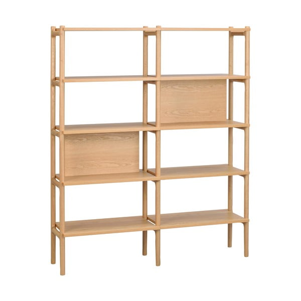 Holton könyvespolc tölgyfa dekorral 140x166 cm - Rowico-image-2