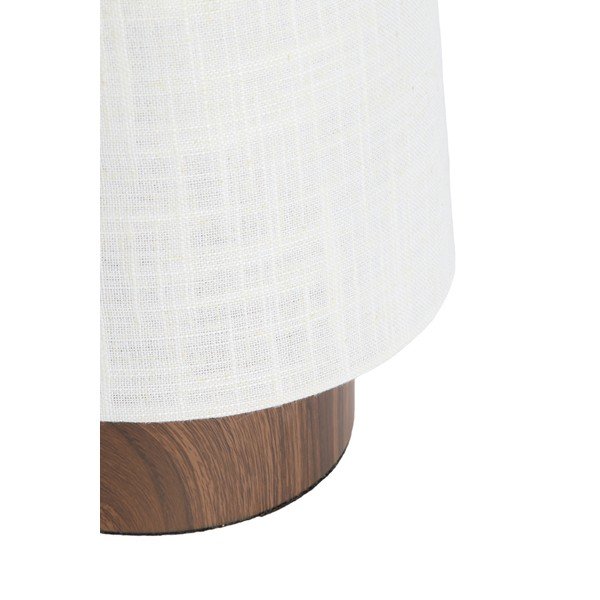 Krémszínű fém asztali lámpa textil búrával (magasság 42 cm) Howie – Light & Living-image-2