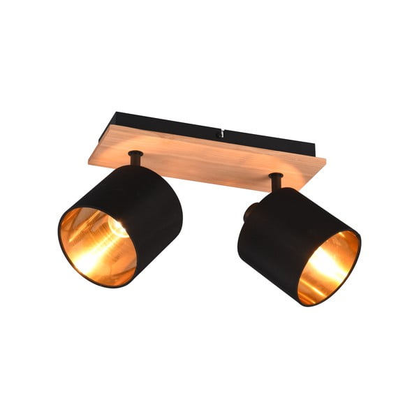 Fekete-natúr színű spotlámpa ø 12 cm Tommy – Reality-image-3