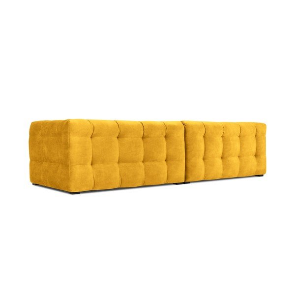 Vesta sárga bársony kanapé, 280 cm - Windsor & Co Sofas-image-4
