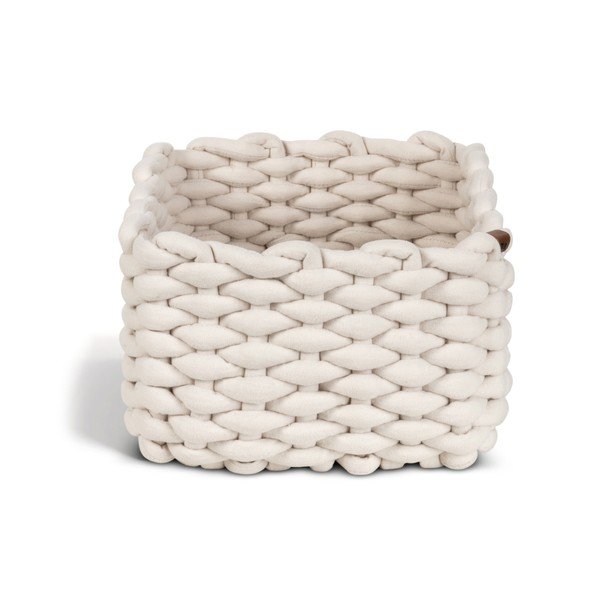 Textil tárolókosár 35x25x14 cm Peach Skin M – Bigso-image-4