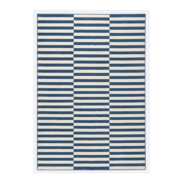 Gloria Panel kék-fehér szőnyeg, 200 x 290 cm - Hanse Home