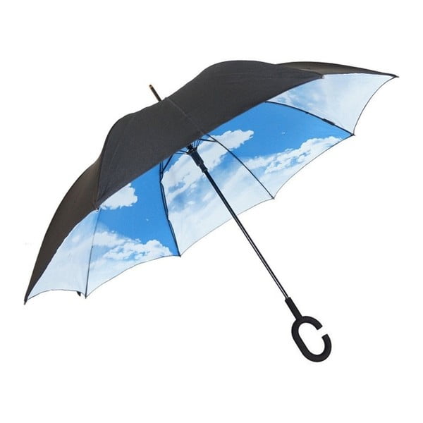 Sky kék-fekete esernyő, ⌀ 110 cm