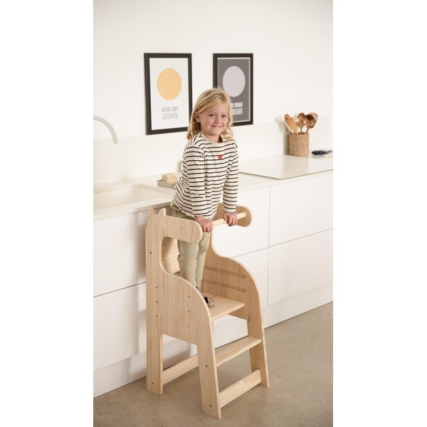 Giraffe tömör fenyő gyerekszék- Little Nice Things-image-3