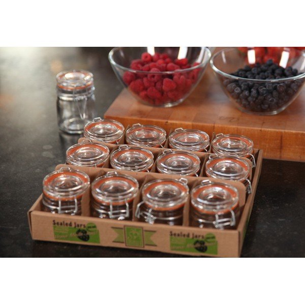 Befőttesüveg készlet 12 db-os 90 ml – Esschert Design-image-1