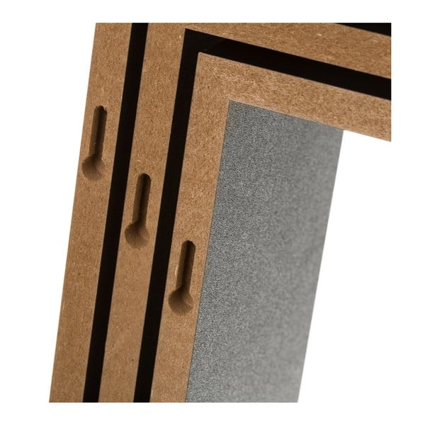 Fekete polc készlet 3 db-os – Casa Selección-image-1