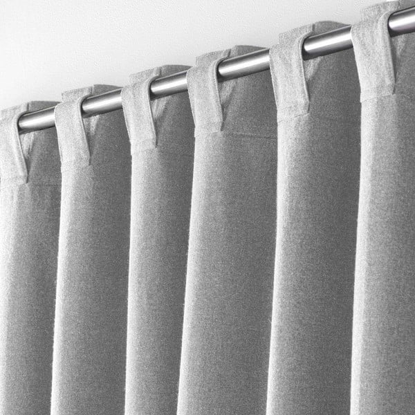 Világosszürke függöny 140x240 cm Mistraline – douceur d'intérieur-image-2