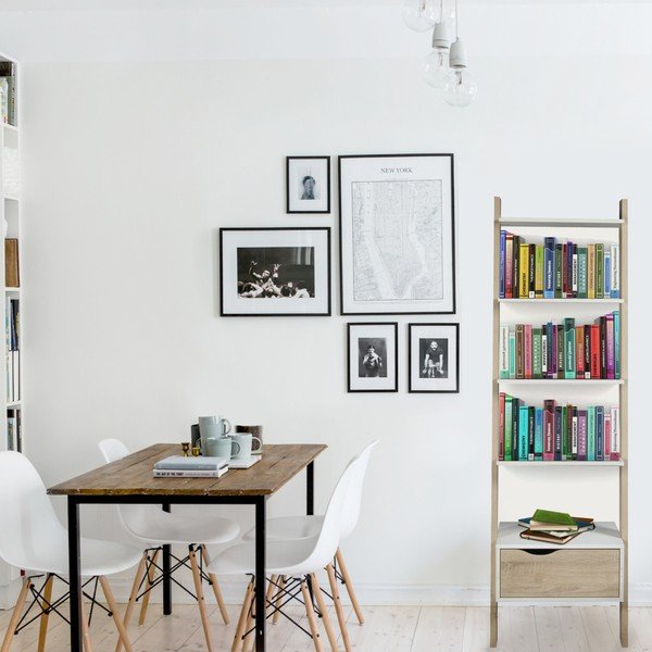 Delta fiókos könyvespolc - Evergreen House-image-1