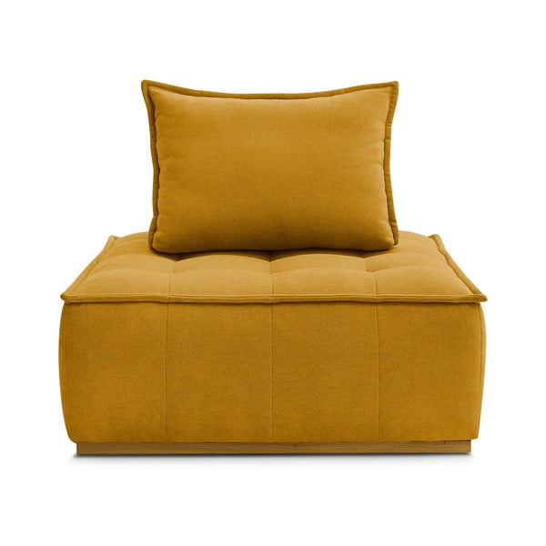 Mustársárga zsenília fotel Elisa – Bobochic Paris-image-3