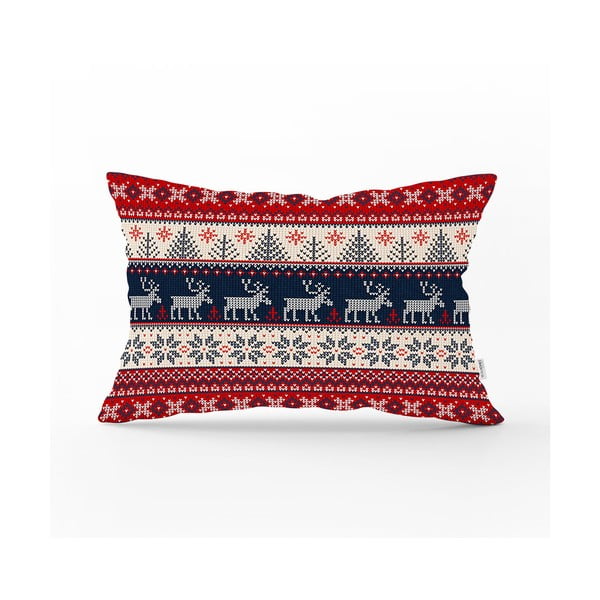 Blue Nordic karácsonyi párnahuzat, 35 x 55 cm - Minimalist Cushion Covers