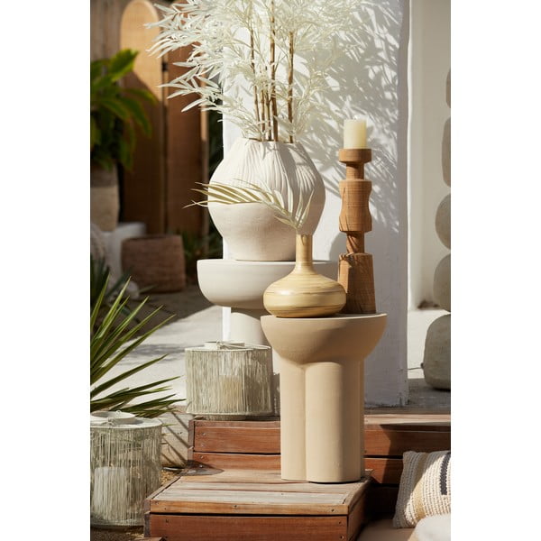 Fém kerek tárolóasztal ø 46 cm Mikola – Light & Living-image-1