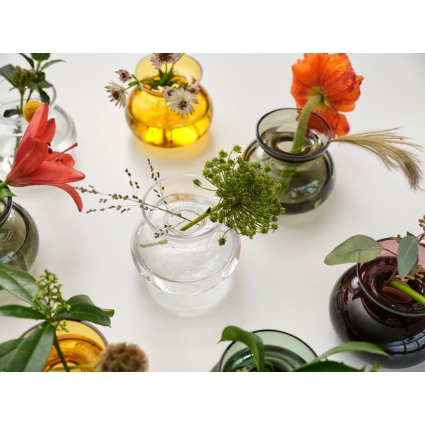 Kézzel készített üveg váza (magasság 9 cm) Inu – Zone-image-4