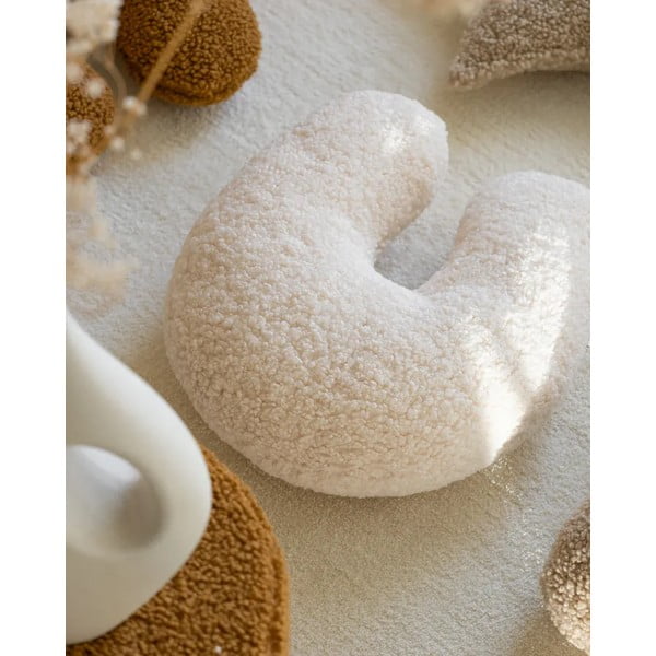 Krémszínű buklé párna gyerek kanapéhoz U – Wigiwama-image-2