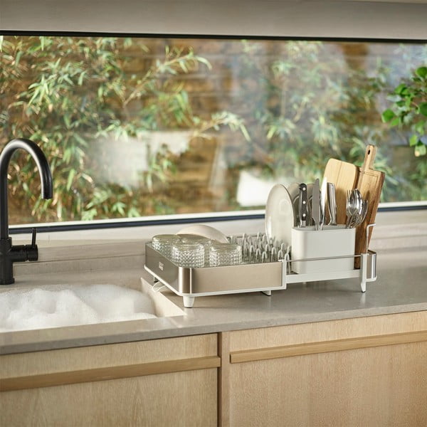 Ezüstszínű fém edényszárító Extend – Joseph Joseph-image-1