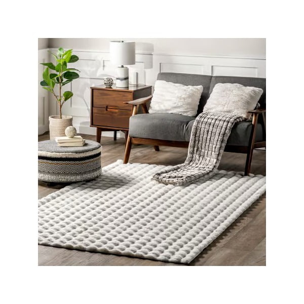 Fehér mosható szőnyeg 150x230 cm Bubble White – Mila Home-image-4