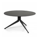 Fekete fém kerek dohányzóasztal ø 78 cm Daley – Spinder Design