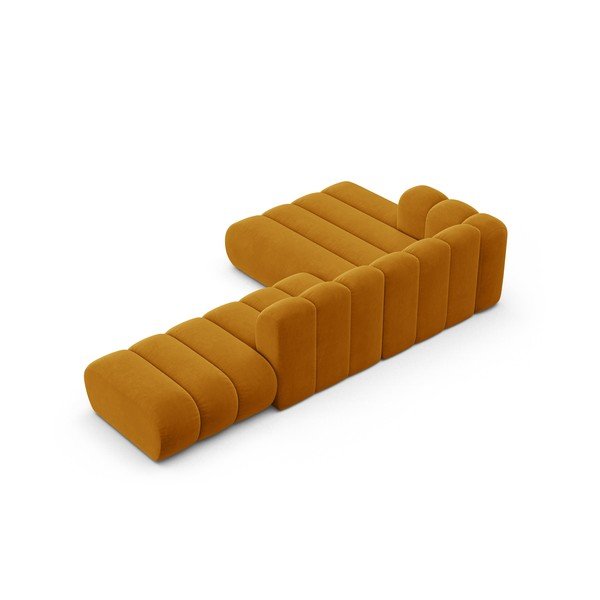 Sárga sarokkanapé (bal oldali) Lupine – Micadoni Home-image-3