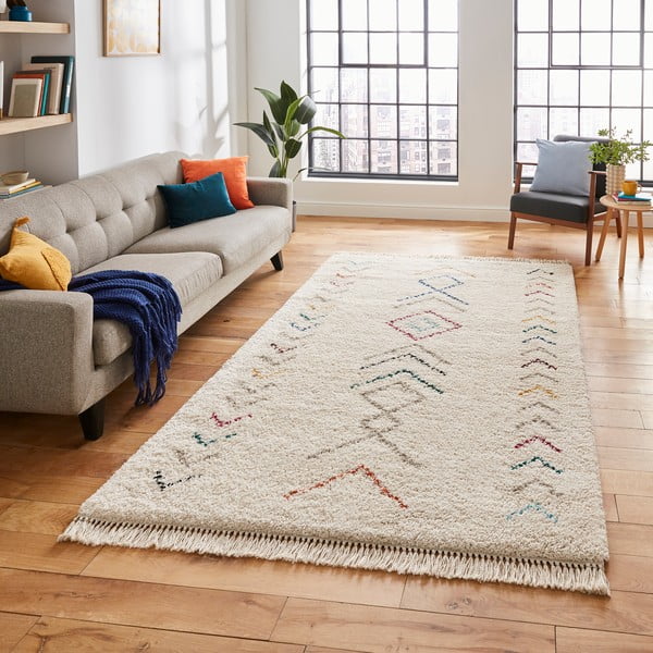 Krémszínű szőnyeg 160x220 cm Boho – Think Rugs-image-2