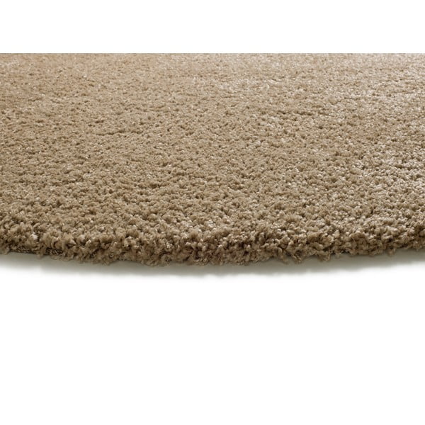 Világosbarna kerek szőnyeg ø 130 cm Norge – Universal-image-2