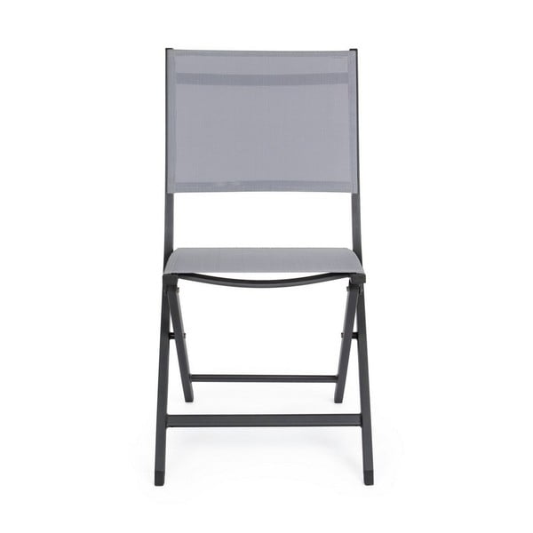 Szürke fém kerti szék Elin   – Bizzotto-image-2