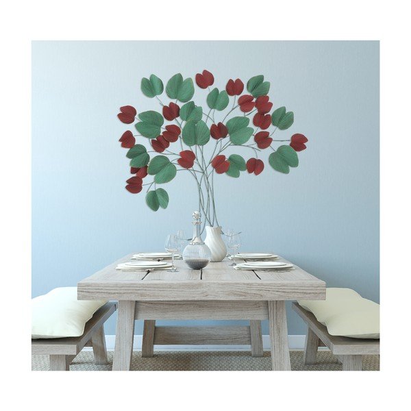 Tree piros-zöld fali dekoráció, 105 x 94 cm - Mauro Ferretti-image-1