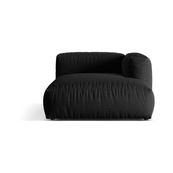 Fekete kanapé modul (jobb oldali) Martina – Micadoni Home