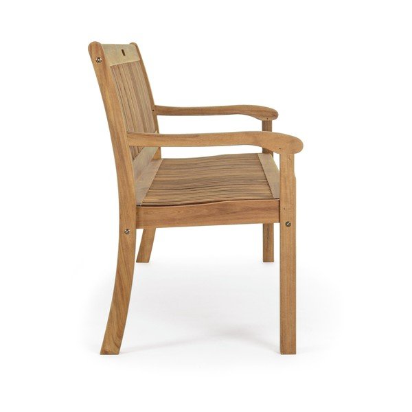 Natúr színű tömörfa kerti pad Noemi – Bizzotto-image-3