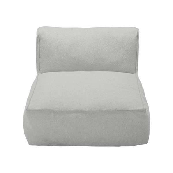 Világosszürke buklé kerti kanapé modul (középső rész) Grow – Blomus