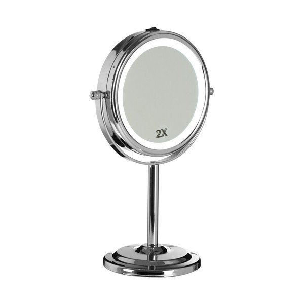 Kozmetikai tükör világítással-nagyítós (kétszeres nagyítás) ø 15 cm Cassini – Premier Housewares-image-2