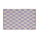 Világossárga-lila bio pamut fürdőszobai kilépő 50x80 cm Retro – Mette Ditmer Denmark