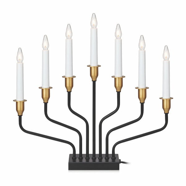 Fekete karácsonyi fénydekoráció Brosa – Markslöjd