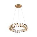 Aranyszínű LED függőlámpa ø 55 cm Curl – Trio