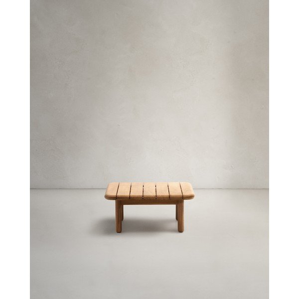 Teakfa kerti dohányzóasztal 70x70 cm Turqueta – Kave Home-image-4
