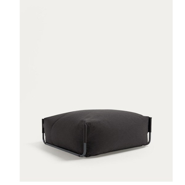 Sötétszürke kerti puff Square – Kave Home